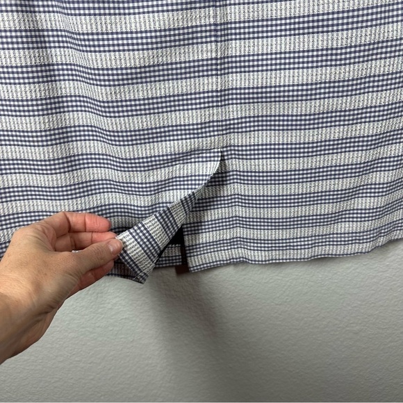 NEW Anthropolgie Edme & Esyllte Skirt Women's‎ 4 Cotton Gingham Pencil Lined - Picture 5 of 7